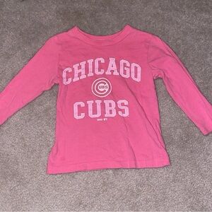Chicago Cubs Pink Long Sleeve Shirt